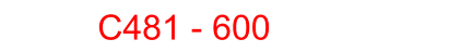 C481 - 600