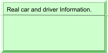 Real car and driver Information.